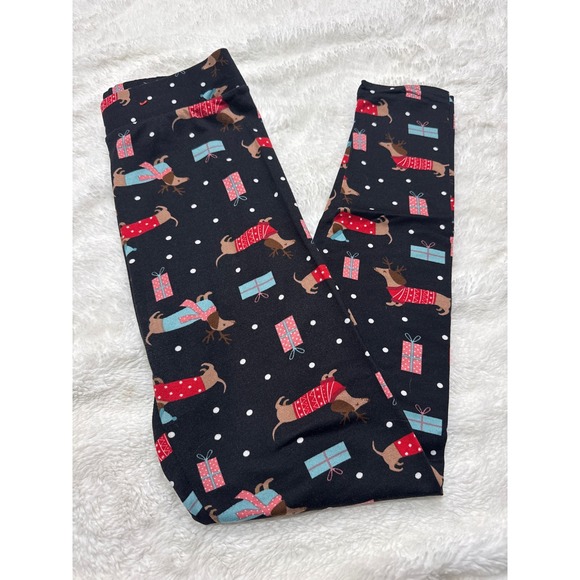 Dog Holiday Leggings - Picture 1 of 3